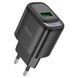Блок питания Hoco C140A Smart QC3.0 Черный и Белый EFP477 фото 4
