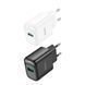 Блок питания Hoco C140A Smart QC3.0 Черный и Белый EFP477 фото